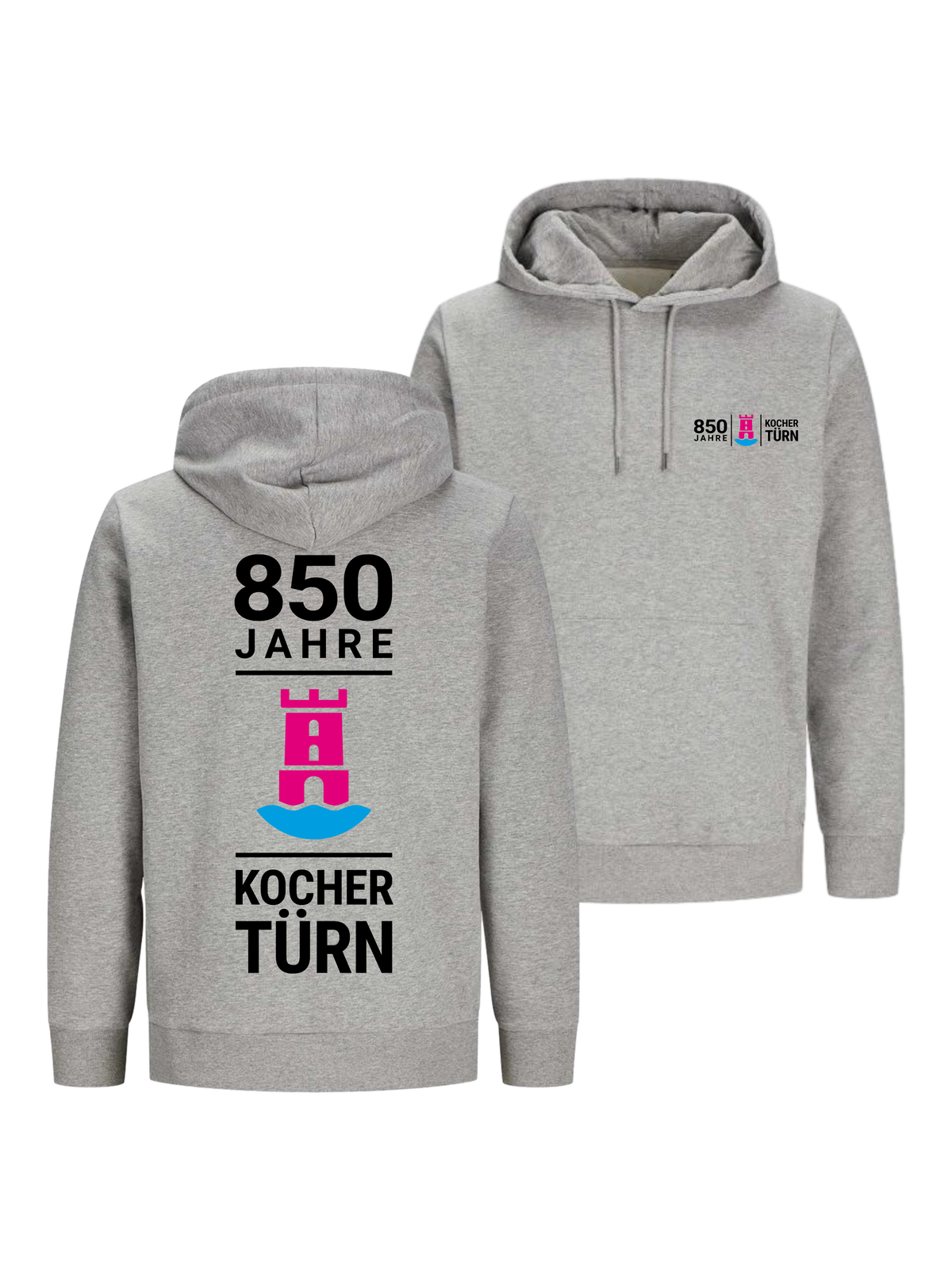 Unisex Bio Hoodie "850 Jahre Kochertürn" #1