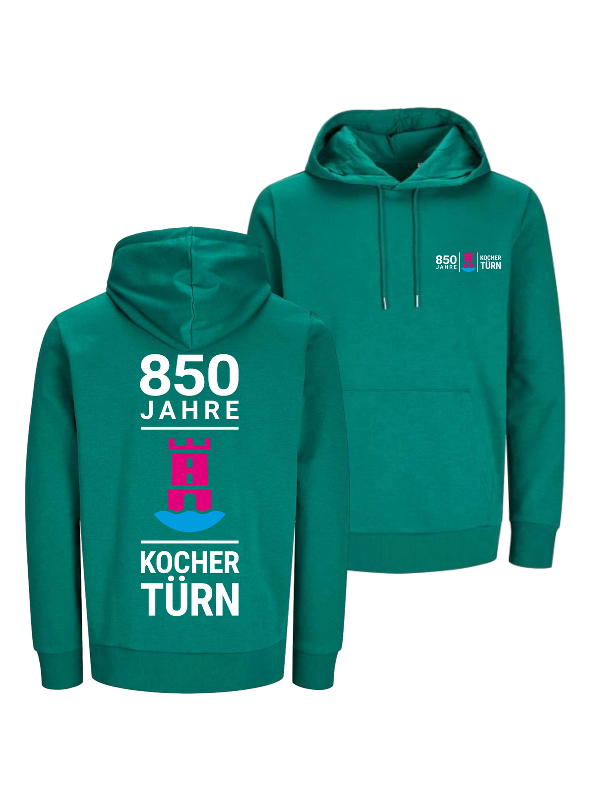 Unisex Bio Hoodie "850 Jahre Kochertürn" #1